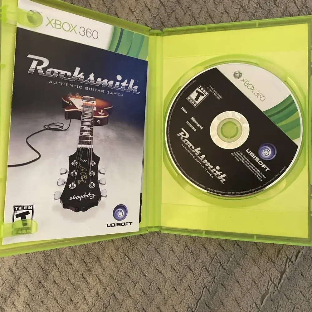 Rocksmith Game Xbox 360 w/Manual Tested